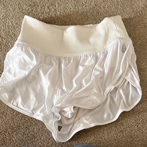 FP Movement by Free People White Athletic Shorts